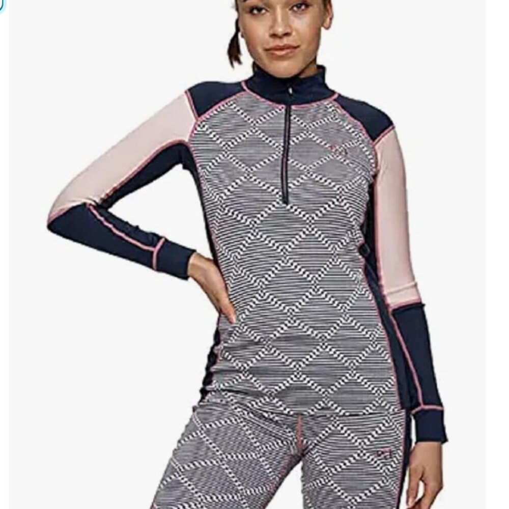 Kari Traa TOP & BOTTOM Rett Base Layer Rose